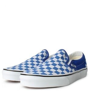 Blue Checkered Vans